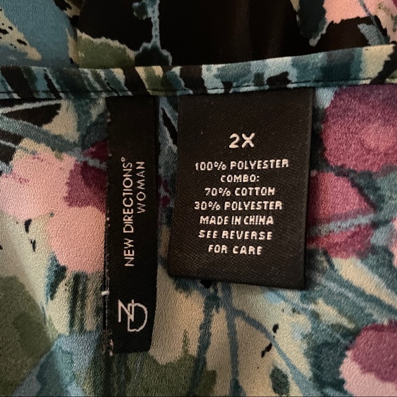 New directions ladies blouse size 2X - Picture 5 of 5